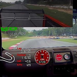 Nissan Navara in Super Car Thailand 2012 R5 (Full HD, Speed GPS and RPM)