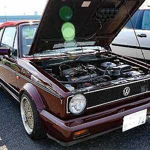 (HD)VORKSWAGEN Golf I Cabriolet フォルクスワーゲンゴルフカブリオレ - スーパーカーニバル2017・お台場