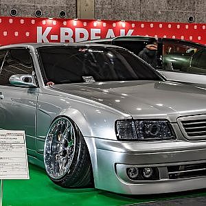SPARKFINE NISSAN Y33 GLORIA VIPCAR スパークファイン 33グロリア カスタム - OAM2023 大阪オートメッセ2023