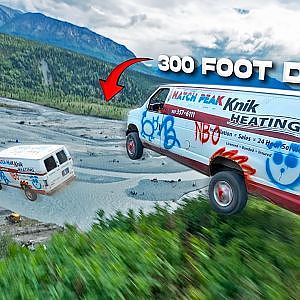 Launching Cars Off the Side of a MOUNTAIN.. 300 Foot Drop! (Alaska Car Launch 2026)