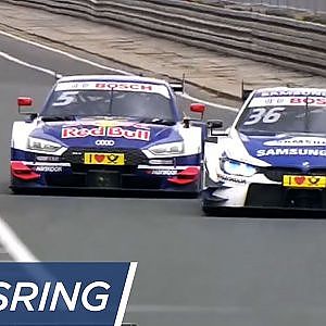 What a battle at the top! Ekström vs Martin - DTM Norisring 2017