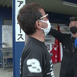 名阪の2連戦は名阪スポーツランドにて 只今壁ギリ練習中　アンバサダーノムケンコメント