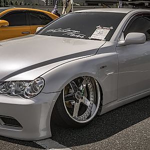 TOYOTA MARK X Slammed Static Car マークX VIPスタイル カスタム - ドレフェス関西2022