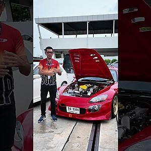 Honda S2000 แดงดีสีไม่ตก รอบจัดซัดเทอร์โบ