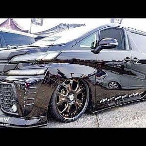(4K)DIVINER TOYOTA VELLFIRE 30 bodykit modified 30系ヴェルファイア・フルエアロカスタム - スーパーカーニバル2016 - YouTube