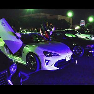 (4K)KNM night car meeting in JAPAN