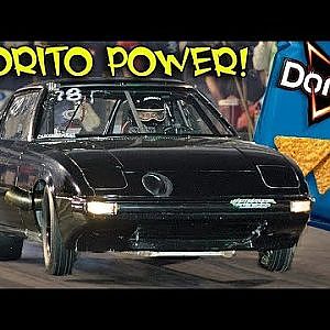 Dorito Power!  Turbo Bigger than the Engine! (13b RX7)