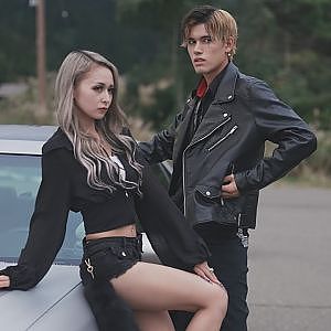 cinematic Portrait CarShow boy Kentalo and girl Acham