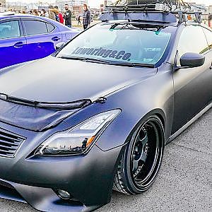 (4K)NISSAN SKYLINE Coupe JDM スカイラインクーペ カスタム - STANCENATION GUNMA 2020