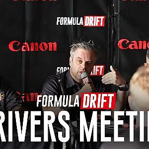 Formula DRIFT Long Beach 2026 Friday Drivers Meeting