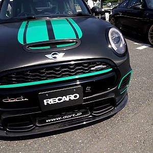 (HD)RECARO MINI COOPER custom ミニクーパーカスタム - スーパーカーニバル2017・お台場