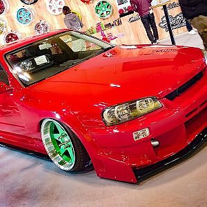 (HD)NISSAN R34 GT-R modified 日産R34GTRカスタム - 名古屋オートトレンド2017
