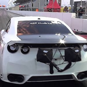 EKanooRacing's T1 R35 GTR New World Record 7.265 @ 328.18 KM/H (204MPH)