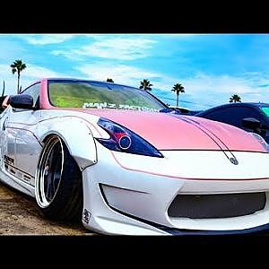 (HD)MANZ FACTORY NISSAN Z34 日産フェアレディZカスタム - スタンスネイション大阪2017