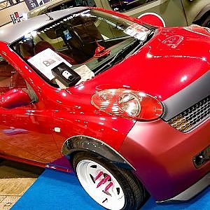 (HD)NISSAN MICRA K12 MARCH modified 日産マーチカスタム - 名古屋オートトレンド2017