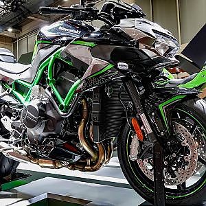 (4K)KAWASAKI Z H2 WORLD PREMIERE カワサキ Z H2 世界初公開 - TOKYO MOTOR SHOW 2019
