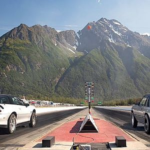 We went to the ONLY Drag Strip in ALASKA..it was EPIC!