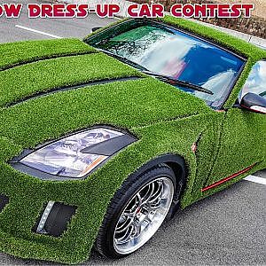 (4K)NISSAN FAIRLADY Z 350Z turf style - 日産フェアレディZ 350Z 芝生 芝Z