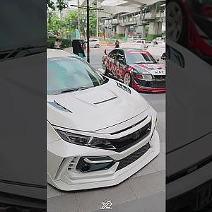 Civic FC โป่ง ปีก แปะ ทำทั้งทีมันต้องไปให้สุด #honda #civic #xo #xoautosport