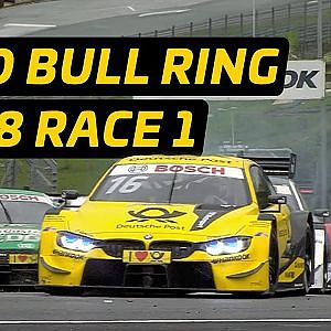 Huge crash and chaos at DTM 2018 Red Bull Ring Race 1! | DTM 2018
