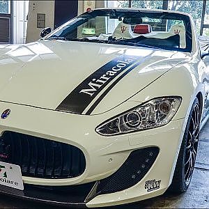 (4K)miracolare Maserati GranCabrio ミラコラーレ マセラティ グランカブリオ - NAGOYA AUTO TREND 2019