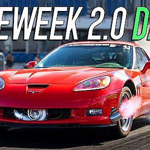 FASTEST stick car EVER on a drag and drive, living in racecar trailer + MORE! | Race Week 2.0 Day 4