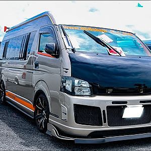 (HD)TOYOTA HIACE custom 4WD bodykit 200系ハイエースカスタム4WD - SBM大阪2018