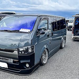 HIACE LOW STYLE custom SBM Osaka2021 - SBM大阪2021 ハイエース ローダウン カスタム