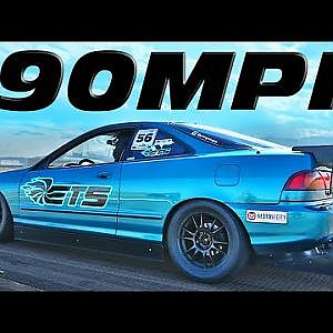 900hp TURBO Integra Hits 190mph! - YouTube