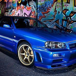 Godzilla Nissan Skyline GT-R R34