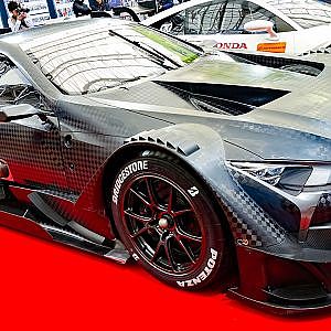 (4K)SUPER GT LEXUS LC500 2017 スーパーGT・レクサスLC500 - 大阪オートメッセ2017